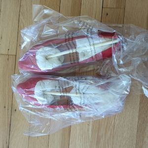 Madewell Sidewalk Skimmers sz 6 NIB Bandana Red